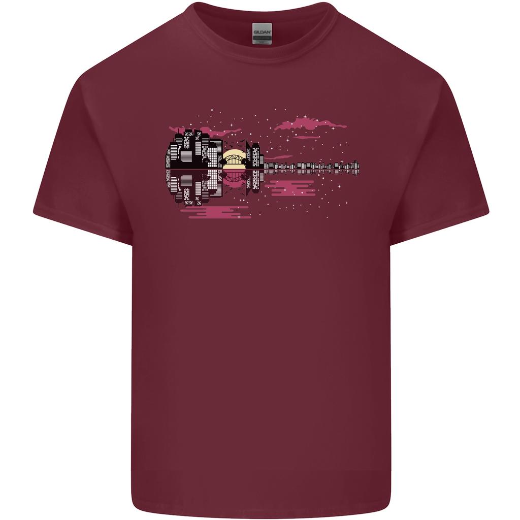 Guitar City Guitarist Bass Acoustic Bass Unisexs Light Cotton TShirt