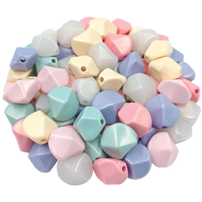 Макароны цветные с отверстием ювелирные изделия аксессуары ремесла DIY многоцветные 10 шт геометрия браслет ожерелье изготовление модные акриловые свободные бусины