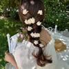 Mini Orchid Flower Hair Clip Cloth Bangs Clip Sweet Fairy Duckbill Clip  Summer