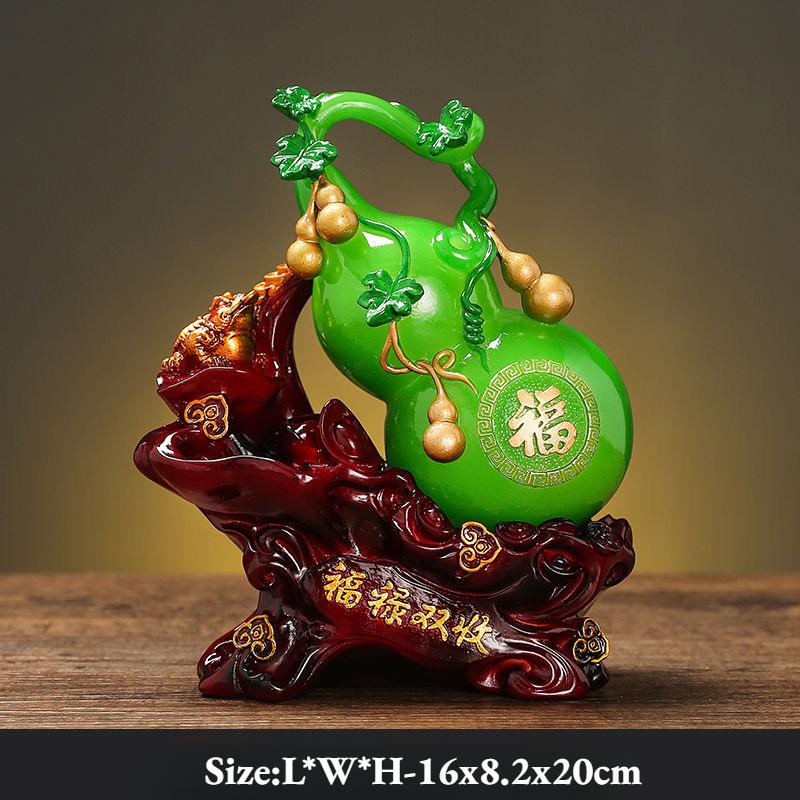 Фэн-шуй тыква удачи Crsfts украшения для гостиной талисман тыква золотая жаба тумба под телевизор домашний декор