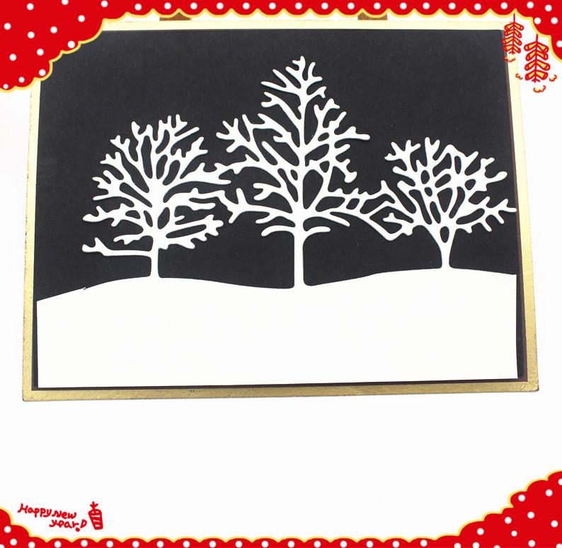 Нож для травления деревьев, пресс-форма для тиснения, нож для вырезания, штампы для скрапбукинга