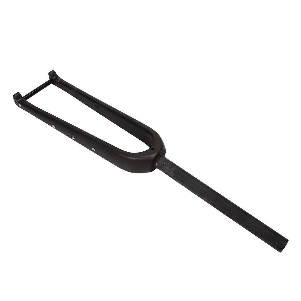 Передняя вилка для велосипеда из углеродного волокна 100 мм, матовая прямая труба, передняя амортизационная вилка для велосипеда