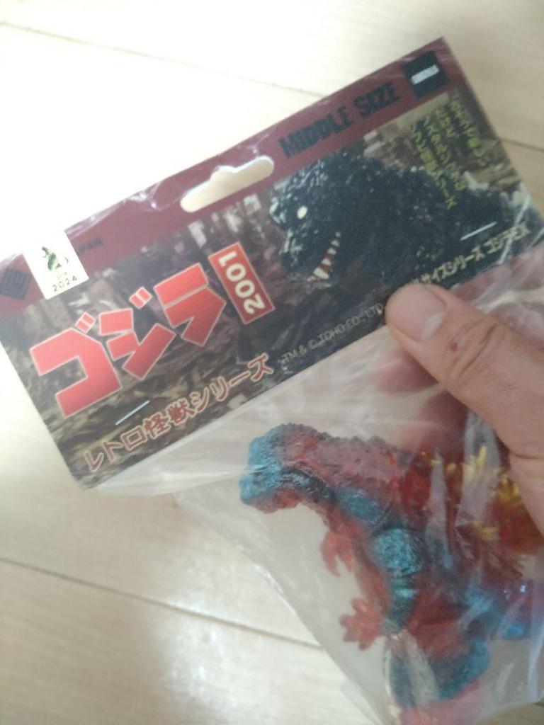 [Б/У] Серия среднего размера CCP №. 5 Годзилла Ретро Красный Прозрачный Вер.