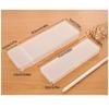 Frosted Pencil Case Non-toxic Stationery Box Simple Pencil Box  for School