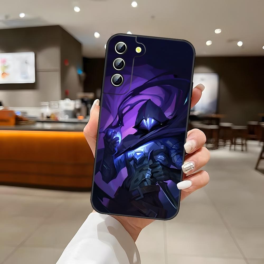 Чехол для телефона Omen V-ValorantS для S25 Samsung S24 Ultra S22 S23 S20 Fe S21 Plus A54 A34 A16 A53 Задняя крышка