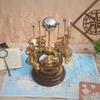 Luxury Art Piece for Book Shelves Brass and Steel Orrery A Functional Model of the Solar System with Planets