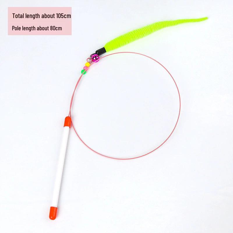 Льняная мышка-кошка дразнилка с колокольчиком - Игрушка для снятия скуки для кошек