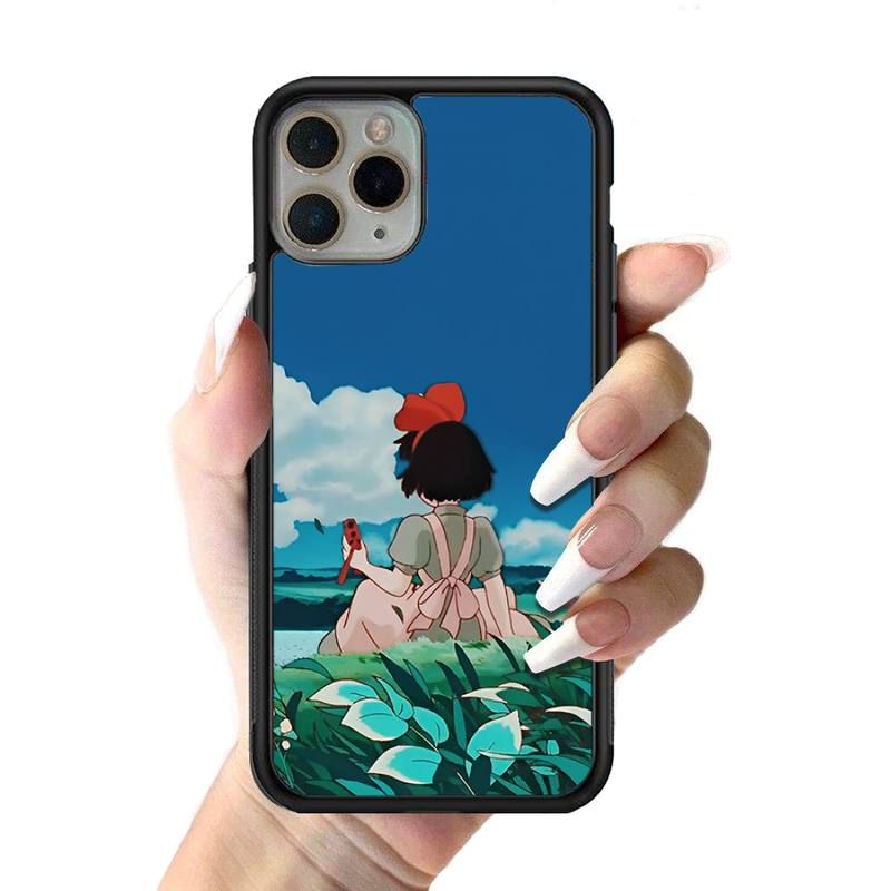 Чехол для телефона Anime Kiki's Delivery Service, силиконовый чехол из ПК+ТПУ для iPhone 11 12 13 Pro Max 8 7 6 Plus X SE XR, твердые чехлы