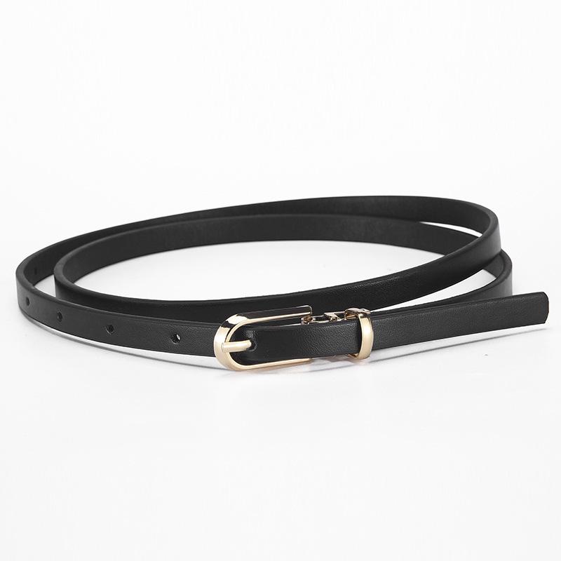 Женский ремень с металлической пряжкой 2025: Универсальный дизайн булавки для моды, поездок на работу, поясной цепочки и украшения брюк/платья