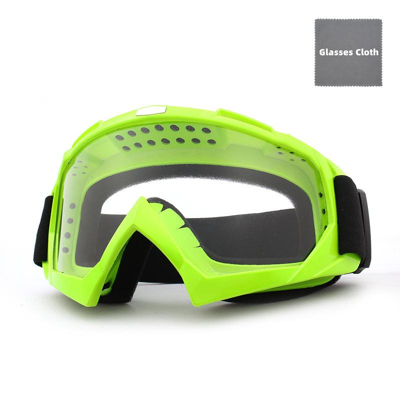Motorcycle Goggles Motocross Glasses MTB ATV MX Off-road Goggles Mask Removable Lenses Windproof UV Protection Outdoor Cycling