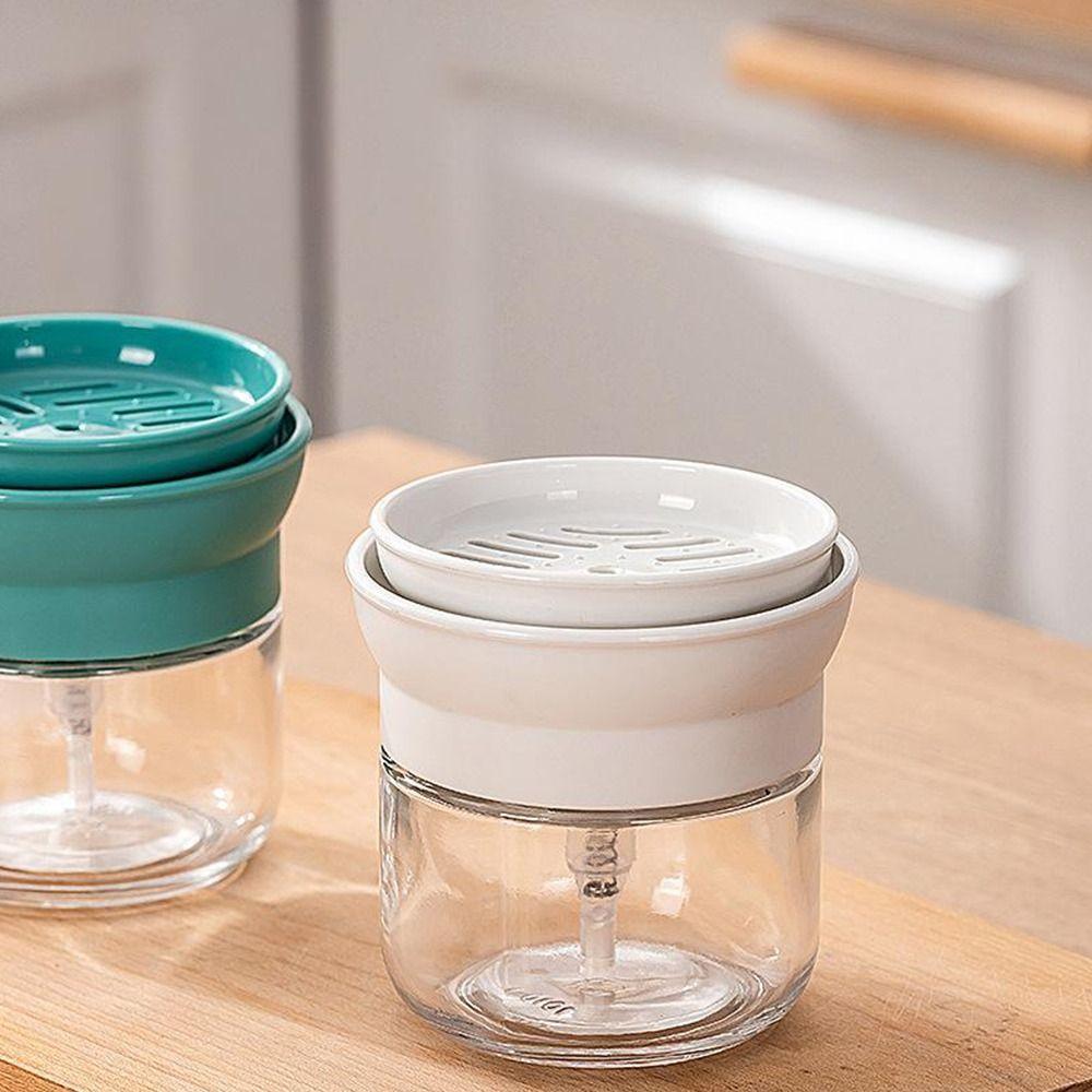 280ML Scrubbing Liquid Detergent Dispenser Pump Design Press Type Soap Box  Kitchen Tool