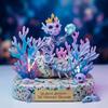 Fine Surface Details 3D Printed Mermaid Skeleton Movable Bone Figure  Halloween Decoration
