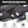 Декоративная накладка на панель переднего плафона освещения для Honda Pilot 2019-2022, Декор-защита рамки плафона освещения из АБС-пластика, Аксессуары (Углеродное волокно