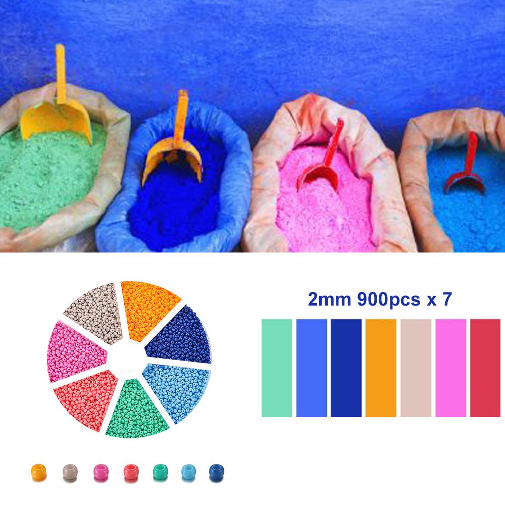 1Set with Box Glass Seed Beads Czech Charm Crystal Spacer Glass Bead For Jewelry Making Kits DIY Handmade Supplies Accessories Set