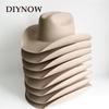 Competitive Western Cowboy Hat 100% Wool Fedora Hat For Women Men Riding Hat Autumn Panama Big Brim Cowgirl Hat Sombrero Vaquero