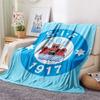 Silkeborg Sports Association  Print Flannel Blanket, High quality Comfortable for All Seasons, Home Decor, Warmth and Comfort