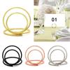 Shape Desktop Decoration Paper Clamp Table Numbers Holder Photos Clips Place Card Clamps Stand