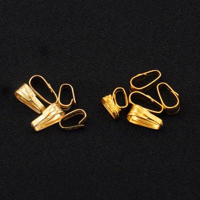 Крючки и застежки для кулонов с золотым покрытием 14K для изготовления украшений своими руками