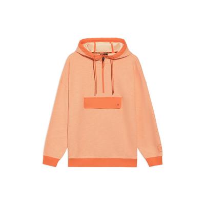 Li Ning Wade Series свободный пуловер с капюшоном мужские толстовки ледяной оранжевый AWDS195-2