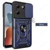 Slide Camera Armor Funda для ZTE Blade A54 A34 Чехол Push Lens Ring Stand Защитная крышка для ZTE Blade A54 A34 Противоударный чехол