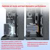 Универсальный вертикальный держатель для видеокарты PCIE 3.0 4.0 x16 с райзером, комплект для корпуса ATX Matx, кронштейн-ручка для видеокарты VGA