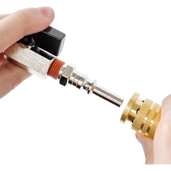 ChillWaves Lincoln L-Style Air Plug, 1/4" Body Size, 1/4" NPT Male Threads, Air Compressor Accessories Fittings(10-PACK)