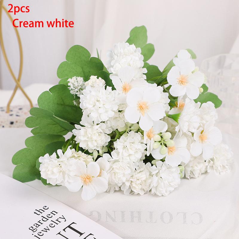 2PCS Artificial flowers, artificial flowers, daisies, artificial flowers, home decoration flowers, artificial flowers.