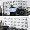 Printed Screen Plate Pan Oil Splash Protection Kitchen Frying Oil Baffle Plate Gas Stove Protector