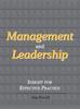 Книга Management and Leadership : Insight for Effective Practice