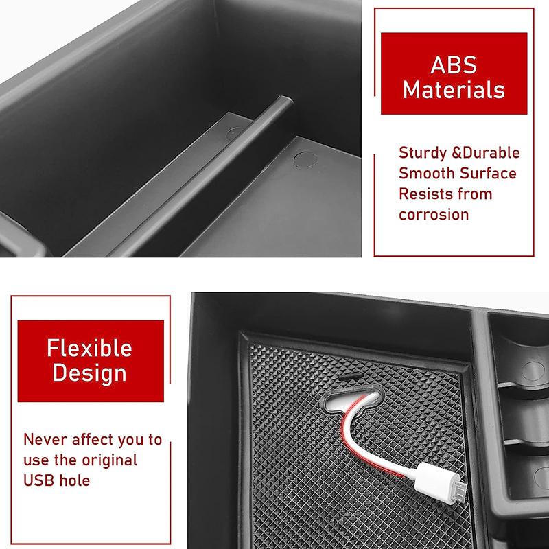 Органайзер для центральной консоли автомобиля для H * yundai Elantra, имитация гибридного лотка, держатель для аксессуаров, коробка для вторичного хранения