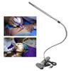 Portable USB LED Clip Table Lamp Adjustable Desk Light for TattooManicure makeupBlack