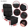 Mata Ochronna Na Pojedynczy Fotel Alogy Seatshield™ Podkładka Pod Fotelik Samochodowy Dla Dziecka Ochraniacz Do Auta Czarna