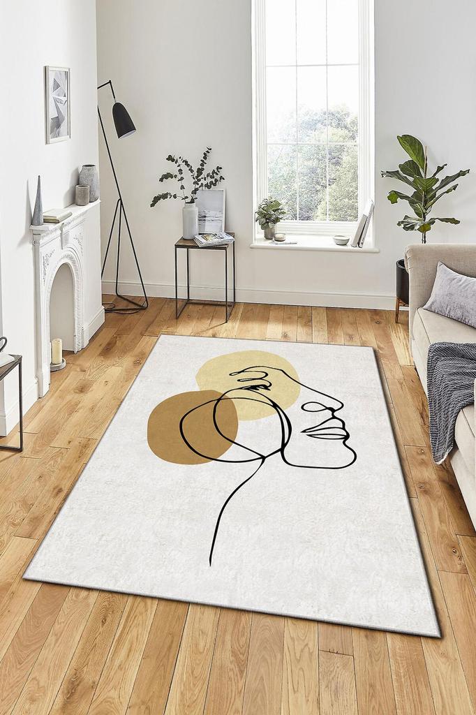 Современный домашний ковер с 3D-печатью, декоративный специальный дизайн, моющийся, нескользящий, устойчивый к пятнам мягкий коврик для спальни, гостиной