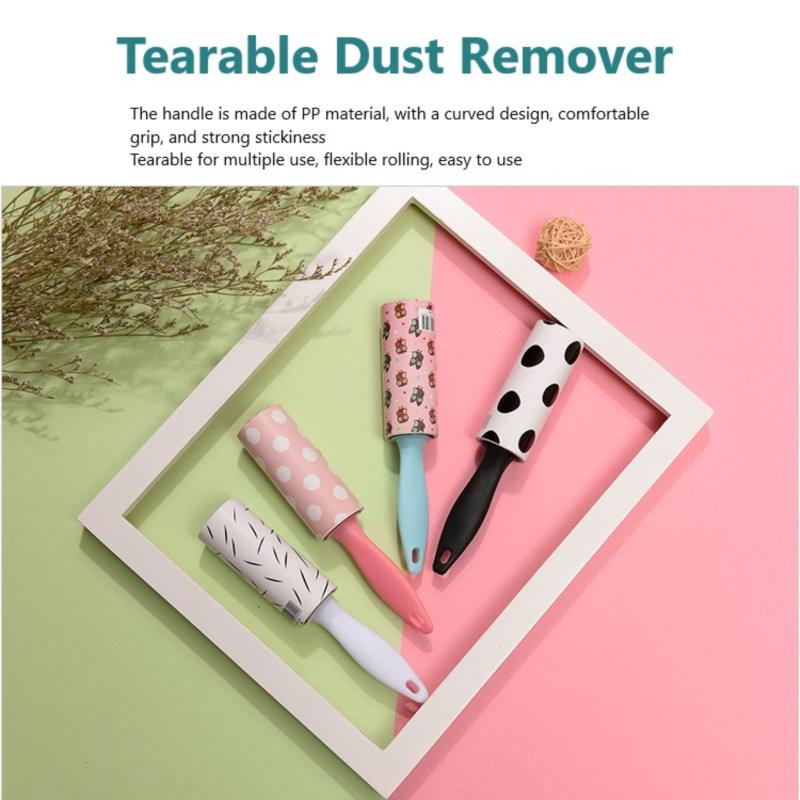 Dust Cleaner Clothes Coat Sticky Roller Portable Tear-Out Sticky Paper Roller