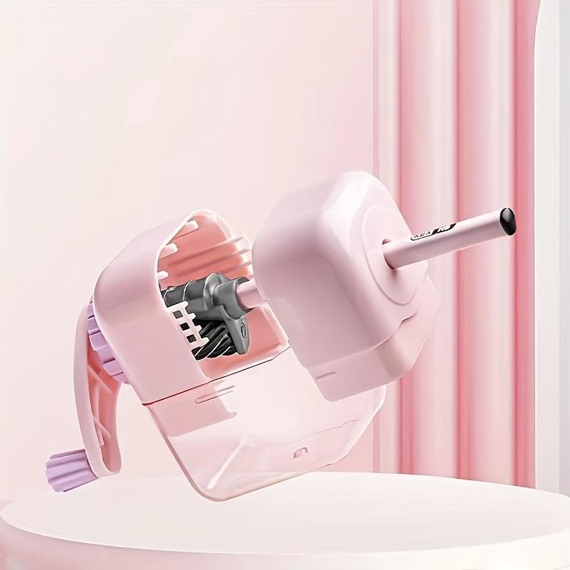 Manual and Automatic Pencil Sharpener - Durable Plastic,battery-free - Suitable for School Supplies and gifts.Classroom tools,Modern Pencil Sharpener