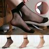 12 Pairs Clear Women's Crystal Stockings Summer Women's Socks Thin Crystal Clear Girls Ankle Silk Smooth Non-slip Socks