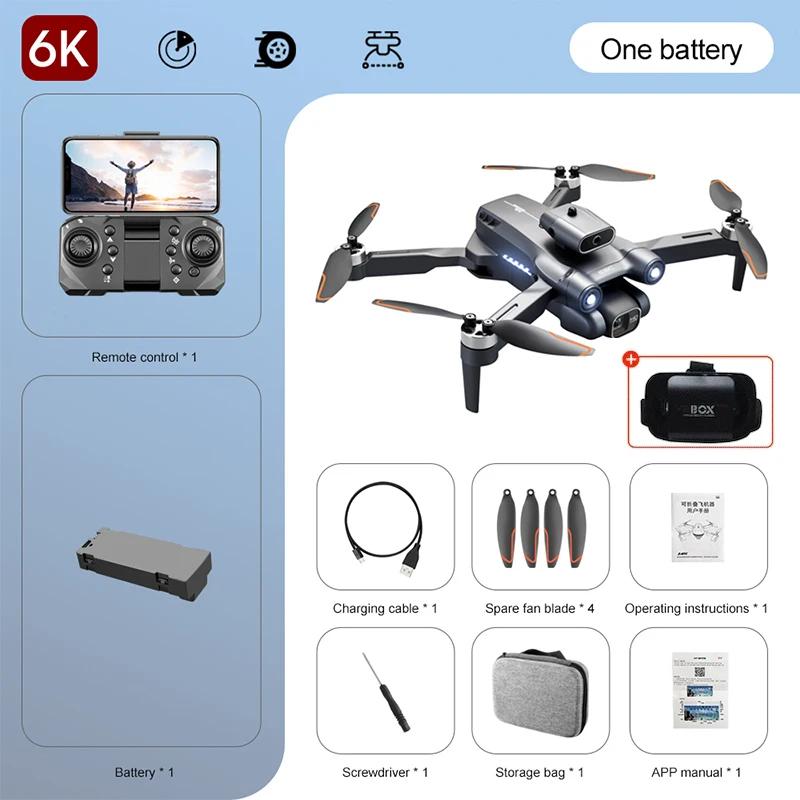 Новый дрон S1S 8K 5G GPS профессиональная HD камера для аэрофотосъемки всенаправленная камера для обхода препятствий видеонаблюдение