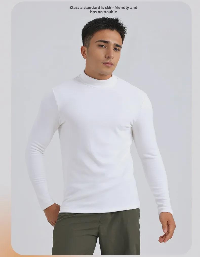 Мужская термобельё из бархата со средней горловиной, с инфракрасным подогревом и гиалуроновой кислотой