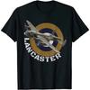 WW2 British Warplanes Lancaster Heavy Bomber T-Shirt. Premium Cotton Short Sleeve O-Neck Mens T Shirt New S-3XL