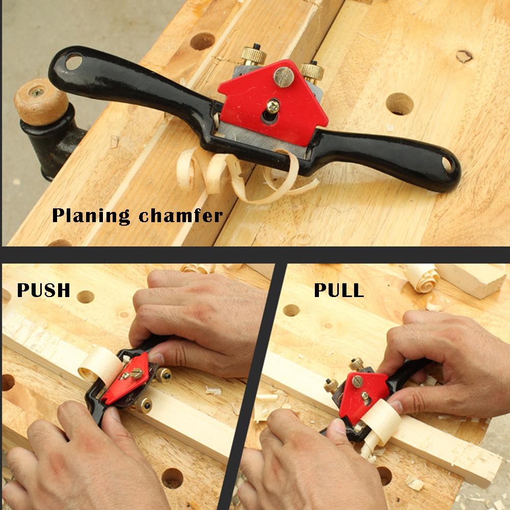 Portable 9 Inch Hand Planer Wood Cutting Edge Trimming Manual Woodworking Tools DIY Chamfering Manual Trimming