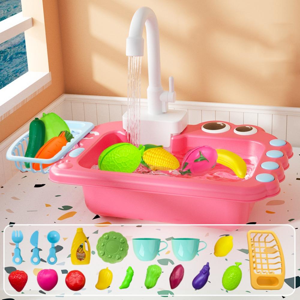 Pretend Play Faucet Replacement Toy Rotatable Sink Faucet Play Tap Kitchen Sink Toy Children