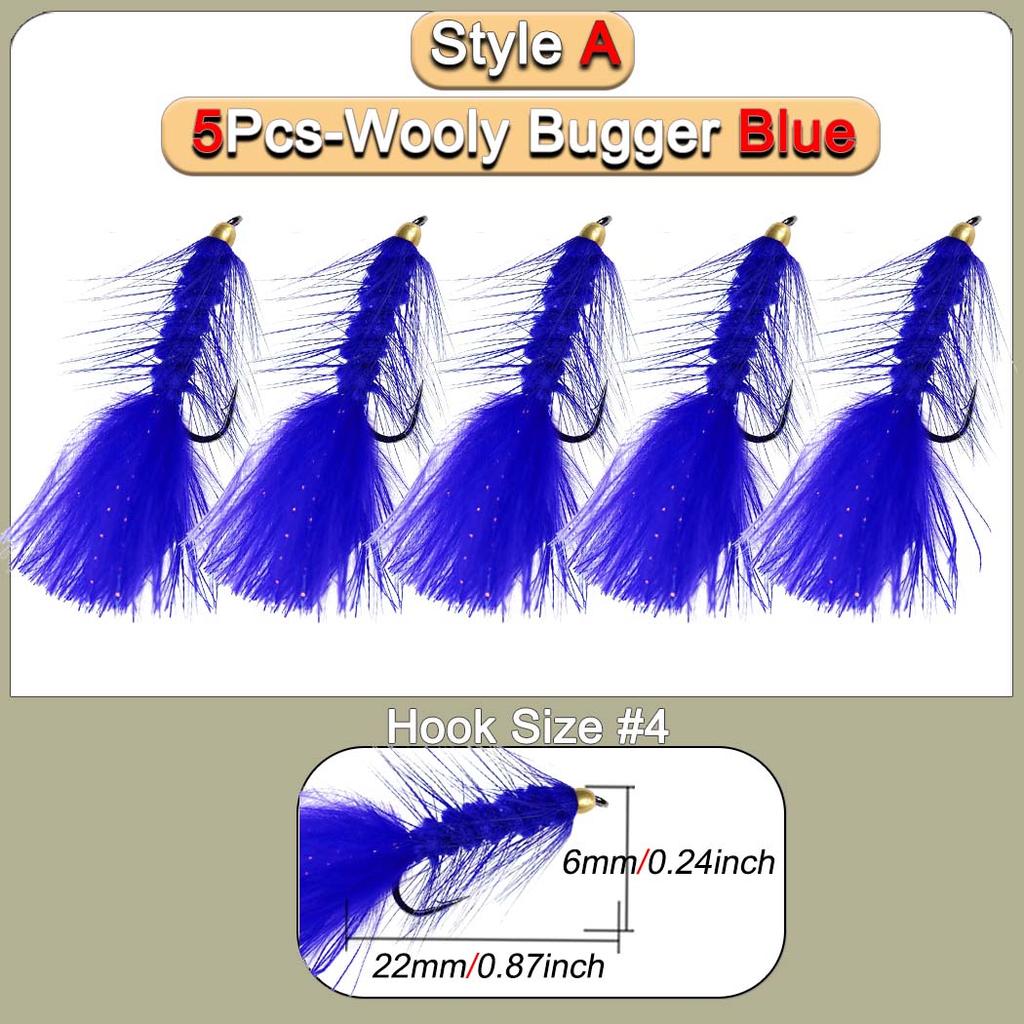 5 шт. латунная головка из бусины мохнатые стримеры рыболовные приманки красные черные крючок для вязания мушек для соленой воды форелевые мушки приманка