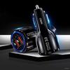 VAORLO Универсальное автомобильное зарядное устройство Quick Charge 3.0, двойной USB-адаптер, светодиодный дисплей, быстрая зарядка для iPhone, Samsung, Huawei, XiaoMi