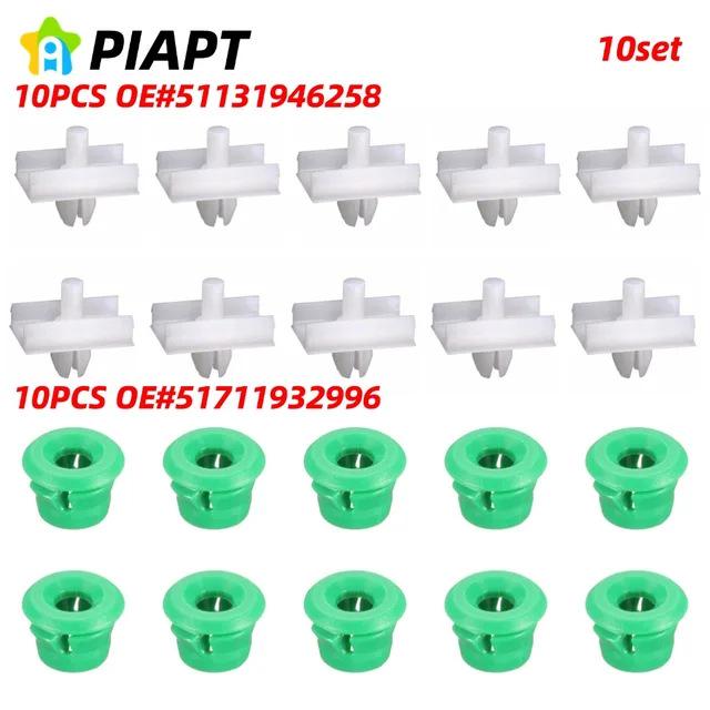 Зажимы для обшивки двери BMW E34, набор 20 шт. (Деталь 51131946258, 51711932996)