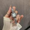 Ladies Watch Women'S Niche Light Luxury Temperament Full Of Diamonds Square Dial Bracelet Quartz Watch