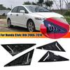 Для Honda Civic Седан 8-го поколения 2006-2010 АБС-пластик Накладка-жалюзи на переднее боковое стекло Накладка на боковой воздухозаборник Автомобильные клейкие аксессуары