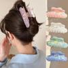 New Medium Size Glossy Hair Clips Hairpin Fashion Hair Accessories Solid Color Hair Claw For Women Girl