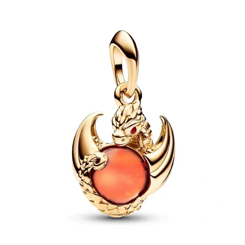 New Disney Sparkling Stranger Demodog Demogorgon Dangle Stitch Charm Bead Monster Fit Original Bracelets DIY Jewelry Gifts