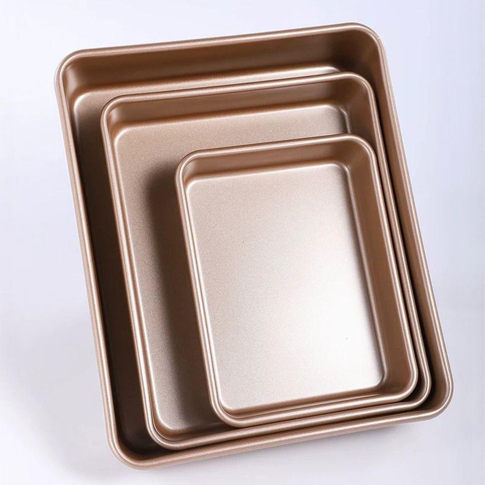Rectangle Oven Baking Pan 9/11/13inch Bakeware Pans Heavy Duty Turkey Roasting Pan