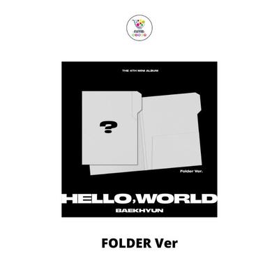 Папка Ver EXO BAEKHYUN 4-й мини-альбом HELLO WORLD